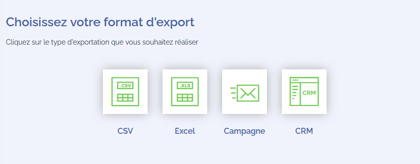 Les formats d&#39;export mList