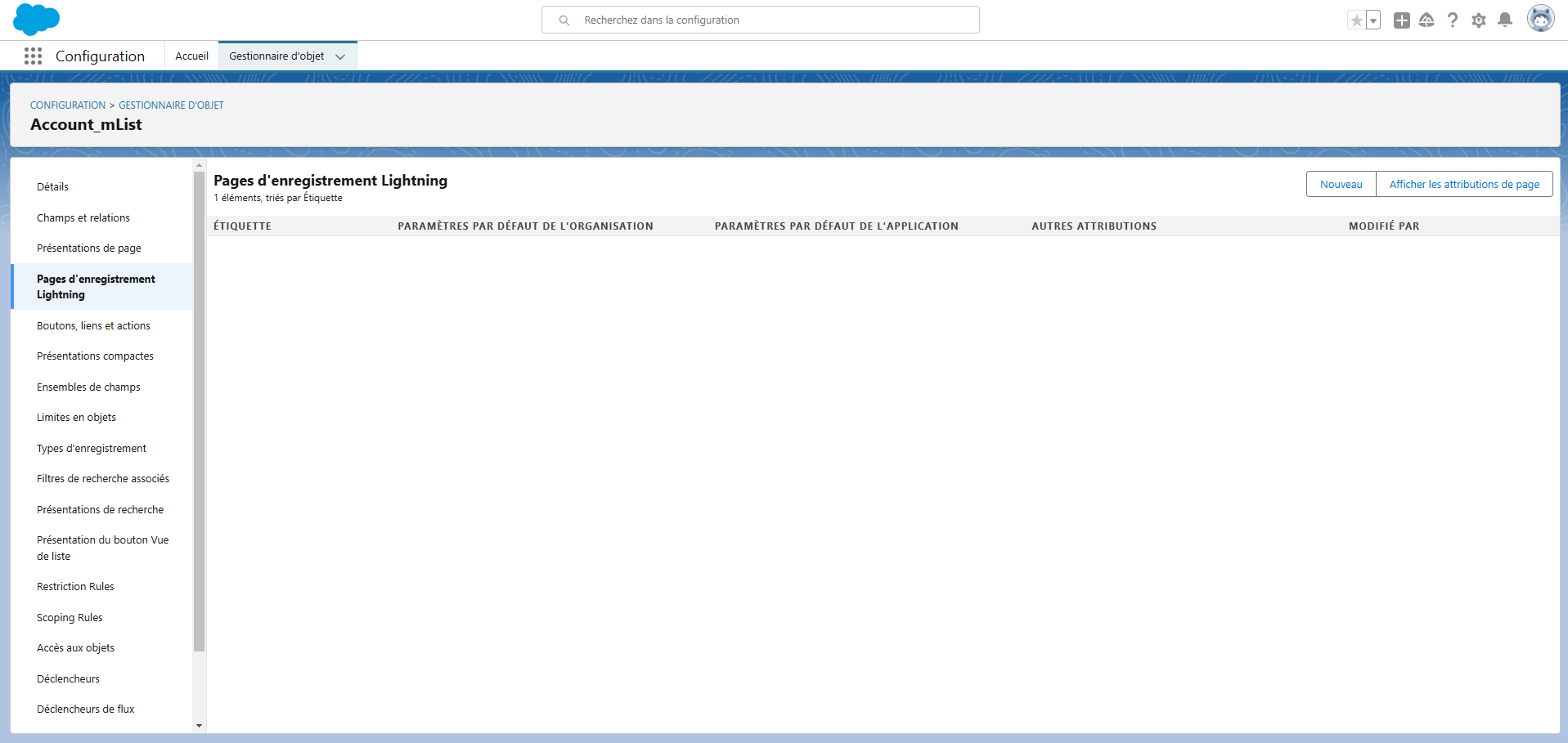 Nouveau Lightning page